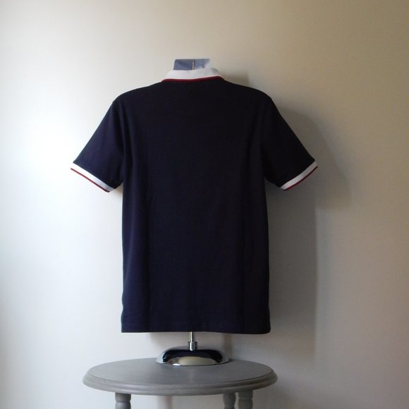 NWT ROBERTO CAVALLI LOGO PULLOVER PIQUE POLO SHIRT - Picture 5 of 5